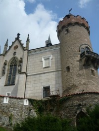 Věž zámku Žleby