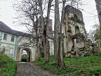 Bývalý klášter a zbytek zámku