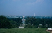 Pohled na Washington DC z Arlingtonu