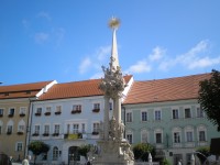 Barokní sloup na náměstí