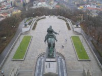 Vyhlídková terasa na Národním památníku na Vítkově