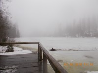 Zimní výšlap k jezeru Laka