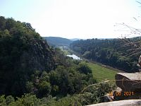 Výhled na řeku Berounku