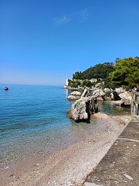 Jaderské pobřeží u Terstu