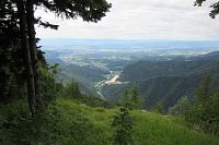 Výhled z mezistanice Šimnovec ke Kamniku