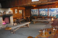 Interiér bufetu - chaty horských vůdců