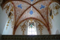 Fresky na stropě kostela