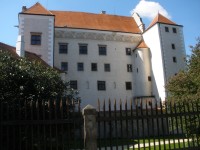 Telč-zadní část zámeku 