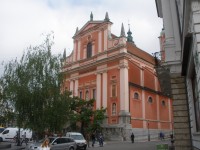Lublaň-Františkánský kostel Zvěstování Panny Marie