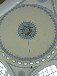 Detail stropu mešity.