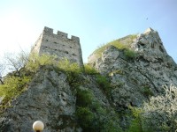 časť hradu Devín