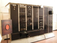 Interiér vysílací stanice