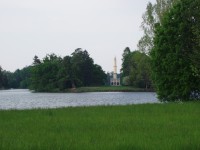 Minaret v zámeckém parku v Lednici