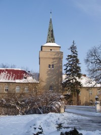 Tovačovský zámek v zimě