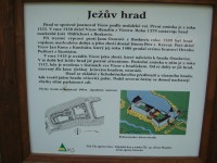 Informační tabule Ježův hrad