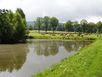 Rybník při pohledu směrem od domu