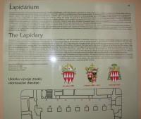 Lapidarim arcibiskupského zámku v Kroměříži
