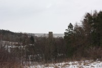 Bergfrit dolního hradu otaslavice
