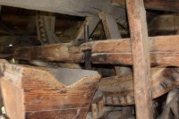 Původní technické vybavení mlýna ve Skaličce