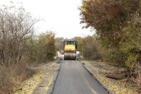 27. 10. 2011 hotový poslední úsek cyklostezky vedoucí po drážním tělese