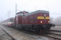 diselhydraulická lokomotiva T444.1516 přezdívanou Karkulka 
