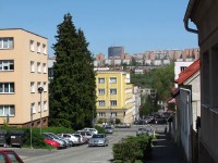 Zlín - ulice Hluboká