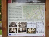 Info panel s historickými obrázky
