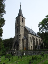 Horní Údolí - kostel sv.Jana Křtitele