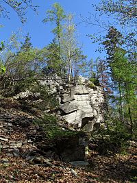 pod vrcholem Skleného vrchu