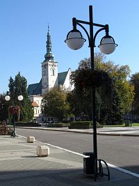 Prostějovský kostel Povýšení sv.Kříže