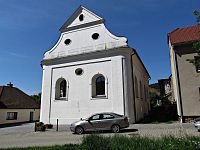 Lomnice - Židovské náměstí a synagoga