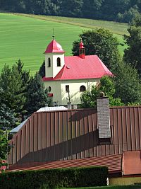Hošťálkovský kostel Povýšení sv.Kříže