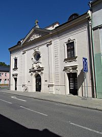 Uherské Hradiště - Vodní ulice s bývalou kaplí sv.Alžběty