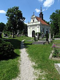 Dačice - hřbitovní kaple sv.Rocha, Šebestiána a sv.Rozálie