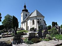 Kvasice - hřbitovní kostel Nanebevzetí Panny Marie
