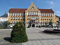 Český Těšín - radnice na náměstí ČSA