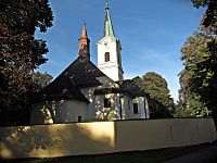 kostel sv.Jakuba většího s ohradní zdí