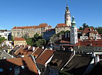 Český Krumlov - nejkrásnější výhled na zámek a na Latrán