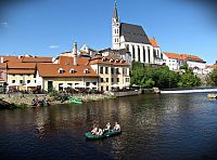 Český Krumlov - výhledy z mostu Dr.E.Beneše