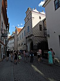 Český Krumlov - ulice Horní