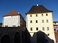 Český Krumlov - výhledy od Myší díry