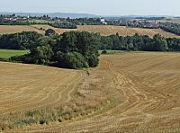 výhledy na Kelč ze silnice do Lhotky