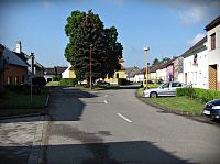severní část návsi