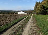 sestup do Velkých Těšan