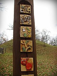 upravený areál pod tvrzištěm