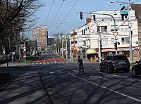 křižovatka s ulicí Osvoboditelů