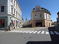ústí ulice na horní Masarykovo náměstí