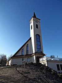 moderní kostel sv.Cyrila a Metoděje