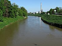 na mostě přes Moravu