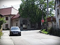 střed Řetěchova s hospodou